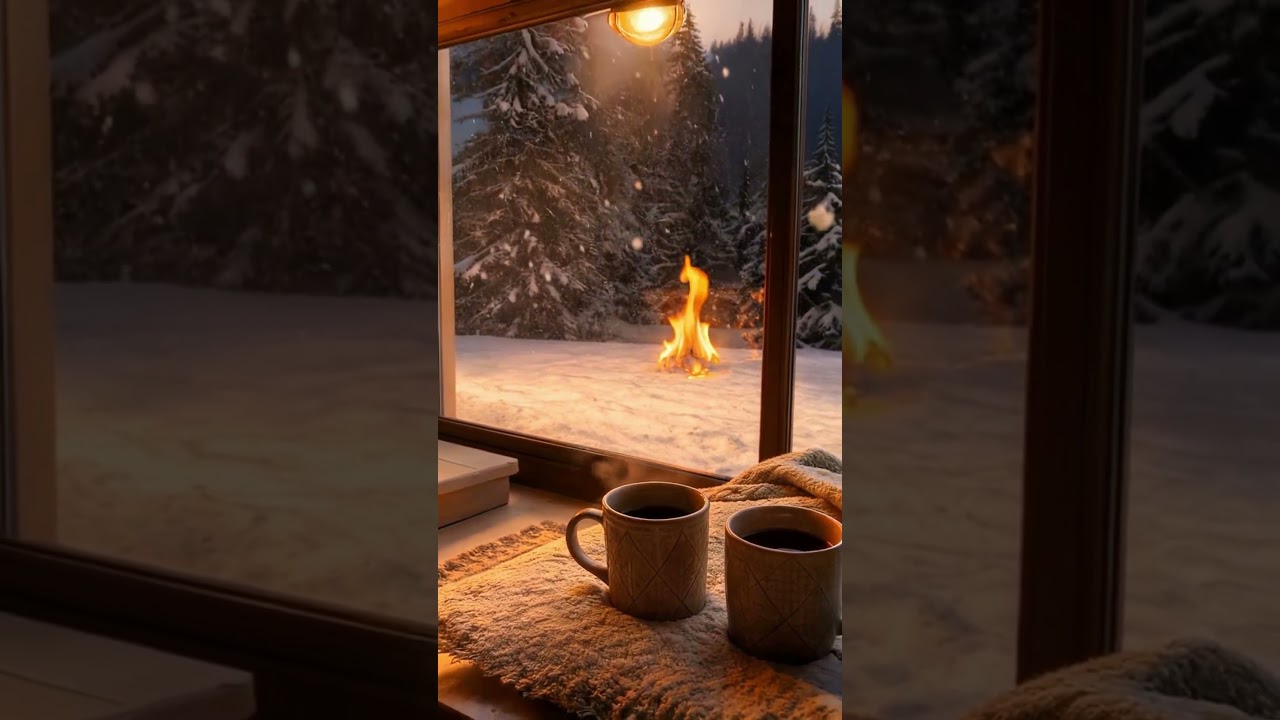 Cozy ambient videos with fire 🔥 
