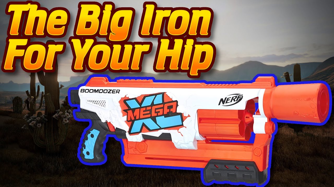 Honest Review: NERF Mega XL Boomdozer (A REAL HAND CANNON!!!)