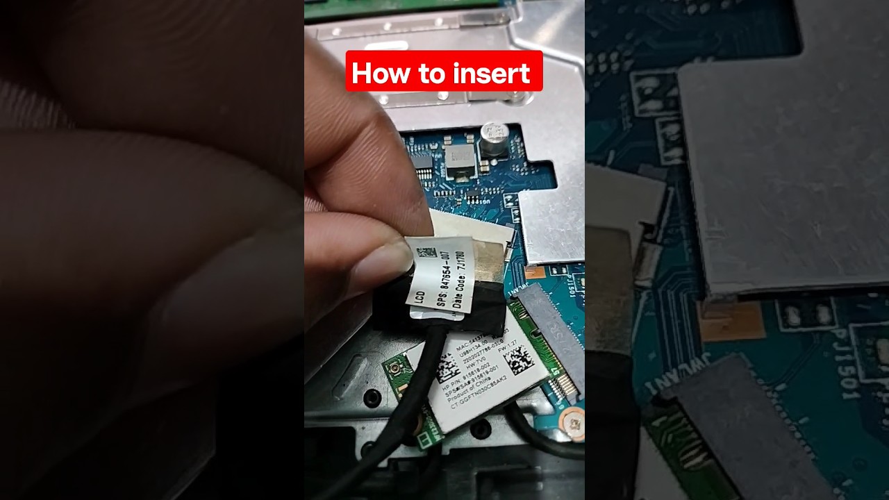 How to Insert Laptop Display Cable to Display Connector#macnitesh #laptop #display
