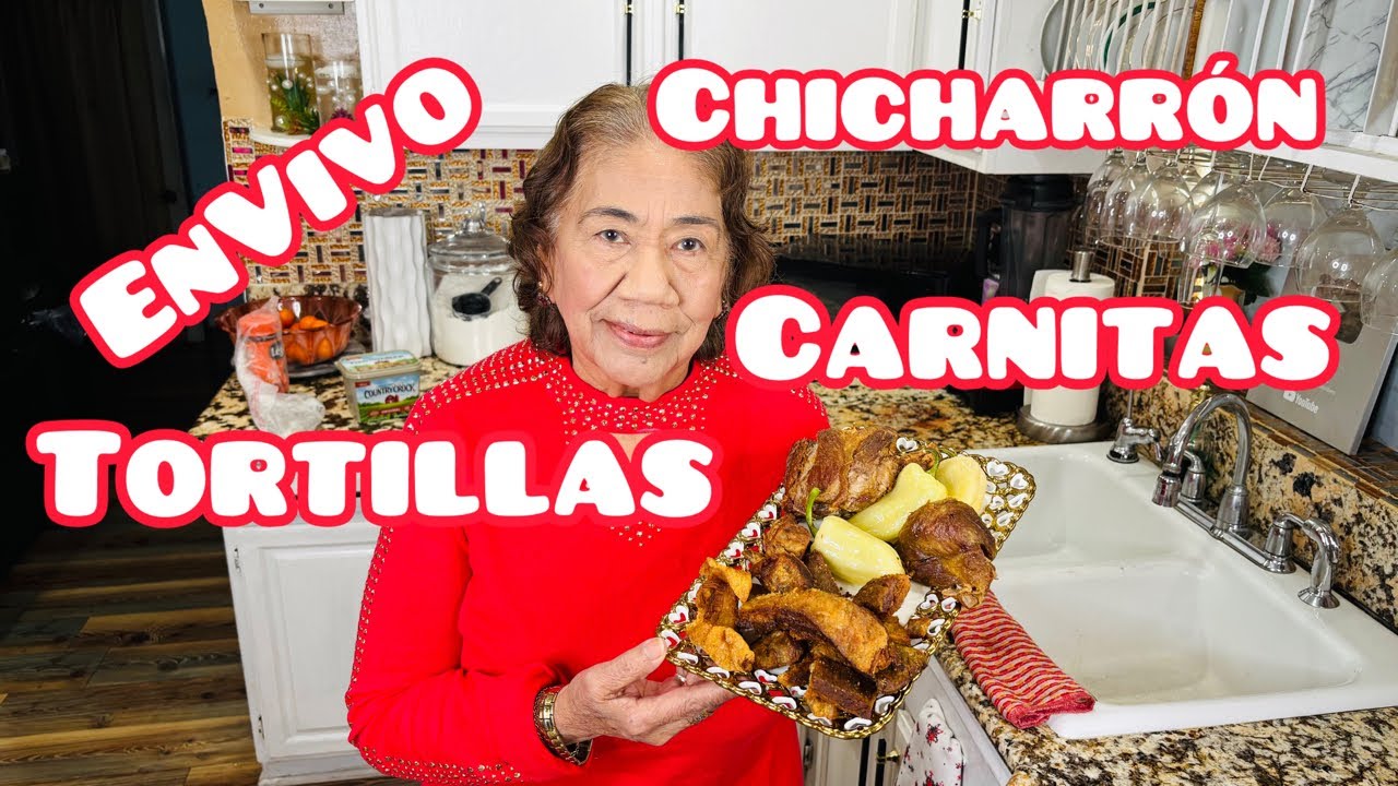 Tortillas, chicharrón y carnitas