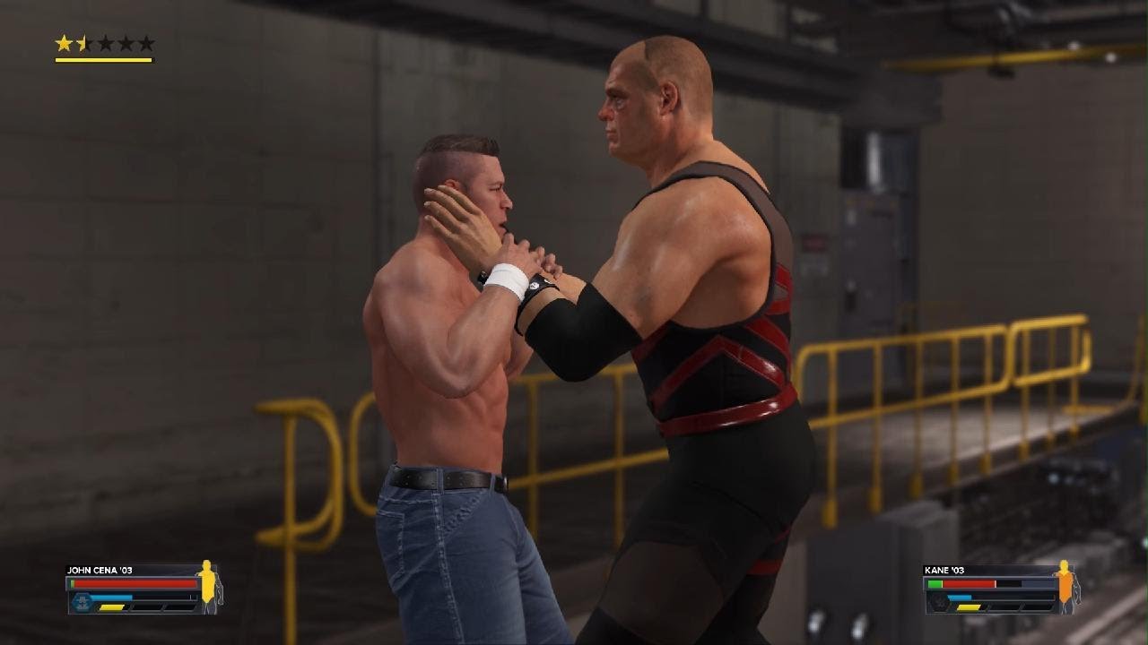 WWE 2K23 | John Cena vs Kane | Backstage Brawl
