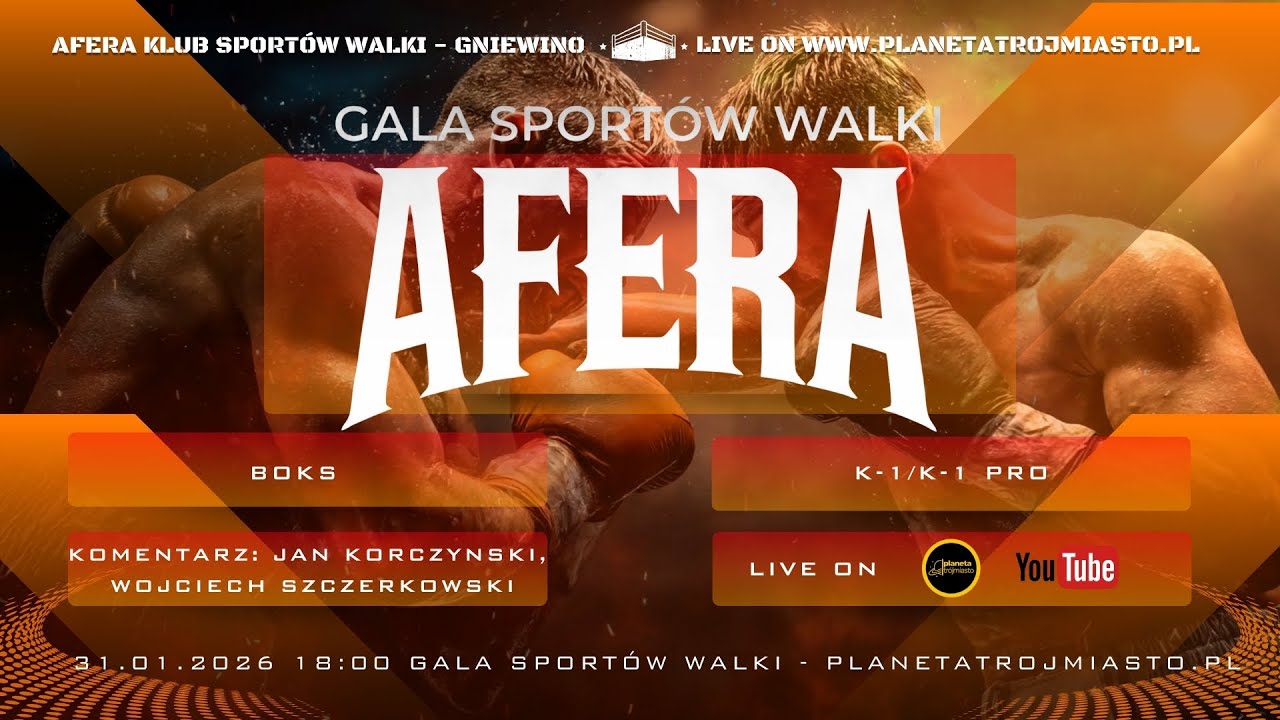 AFERA Gala Sportów Walki, Gniewino 2026