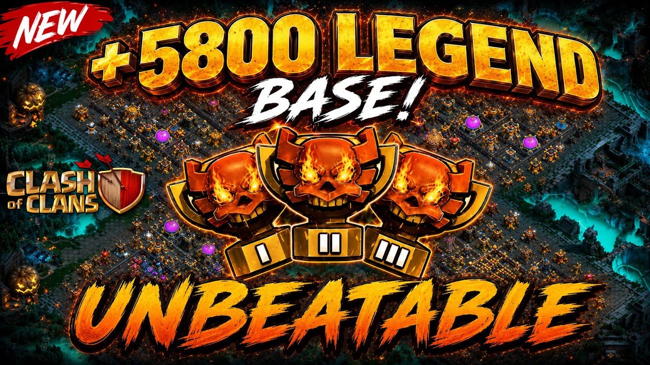 99% Fail Against This TH18 Base! ⭐ Anti 3 Star Legends Base
