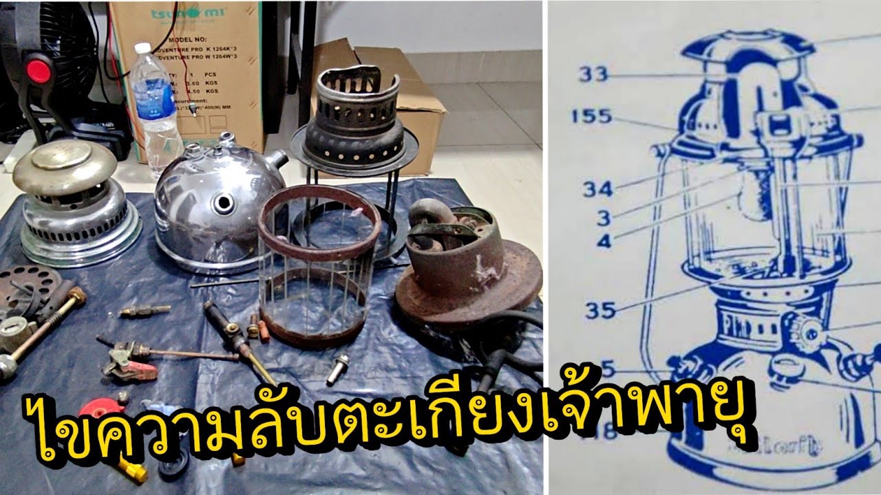 ไขความลับซ่อมตะเกียงเจ้าพายุ ตะเกียงโบราณ มีอะไรบ้าง ทำงานอย่างไร