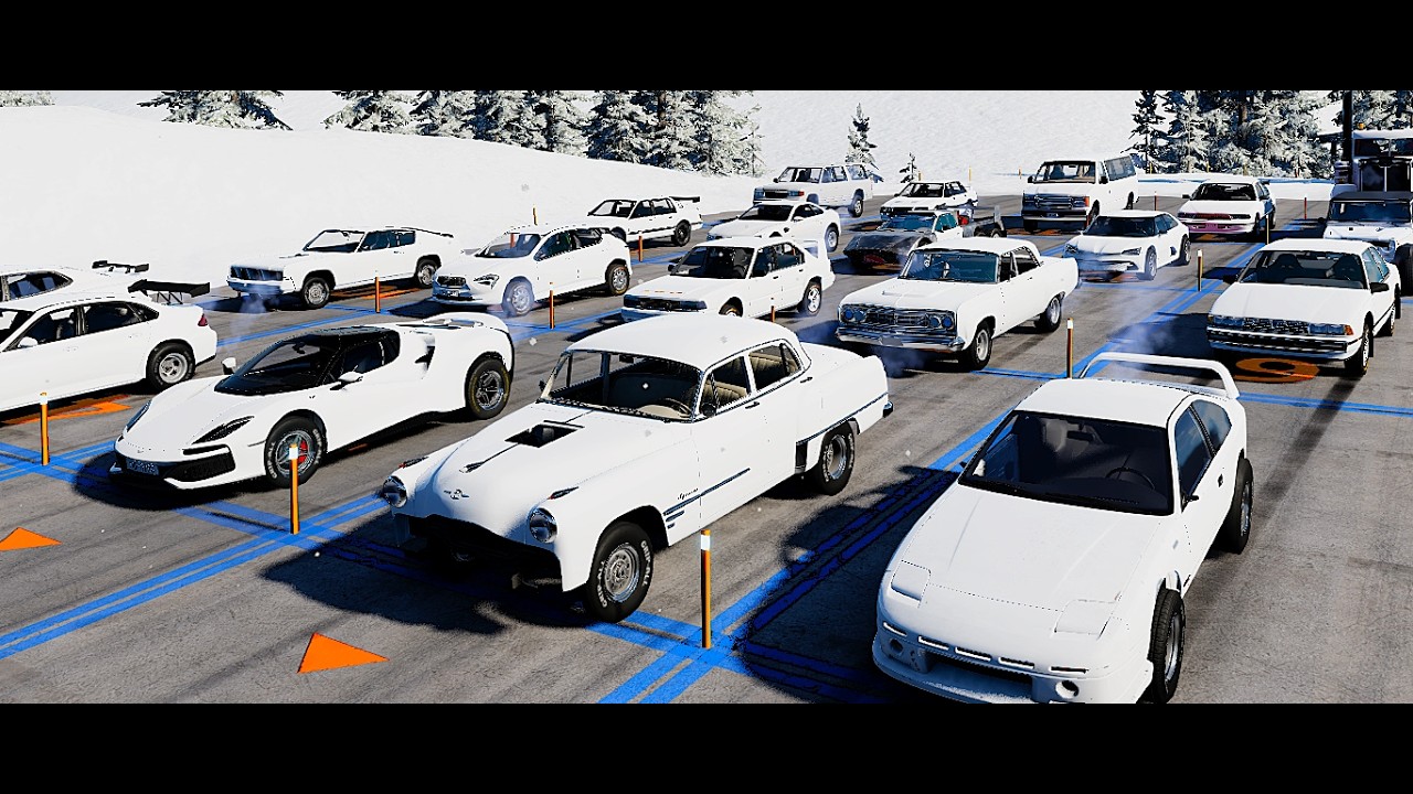 Testing a Good amount of Camodo Extreme Cars down his Mayem Course