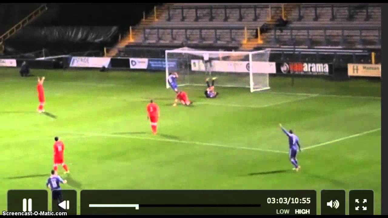 Richard Peniket First Goal Halifax vs Chorley FA Cup