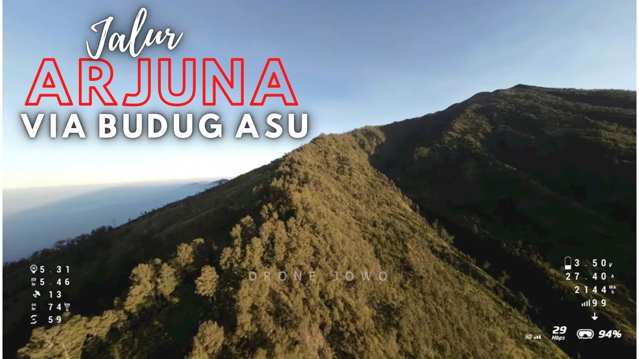Jelajah Jalur MISTIS gunung ARJUNA via Budug Asu sampai RX LOST !!!