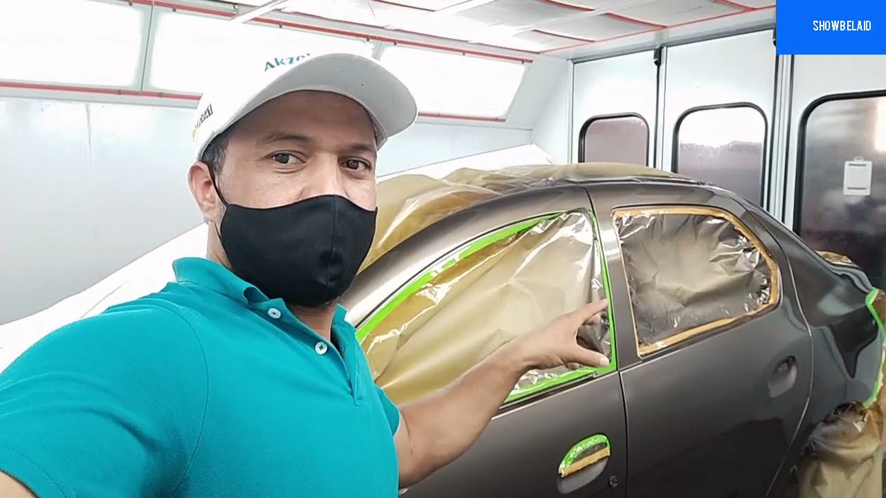 Dacia Logan  طريقة صباغة اللون البرونز  وتلميع صباغ بتقنيات عالية show