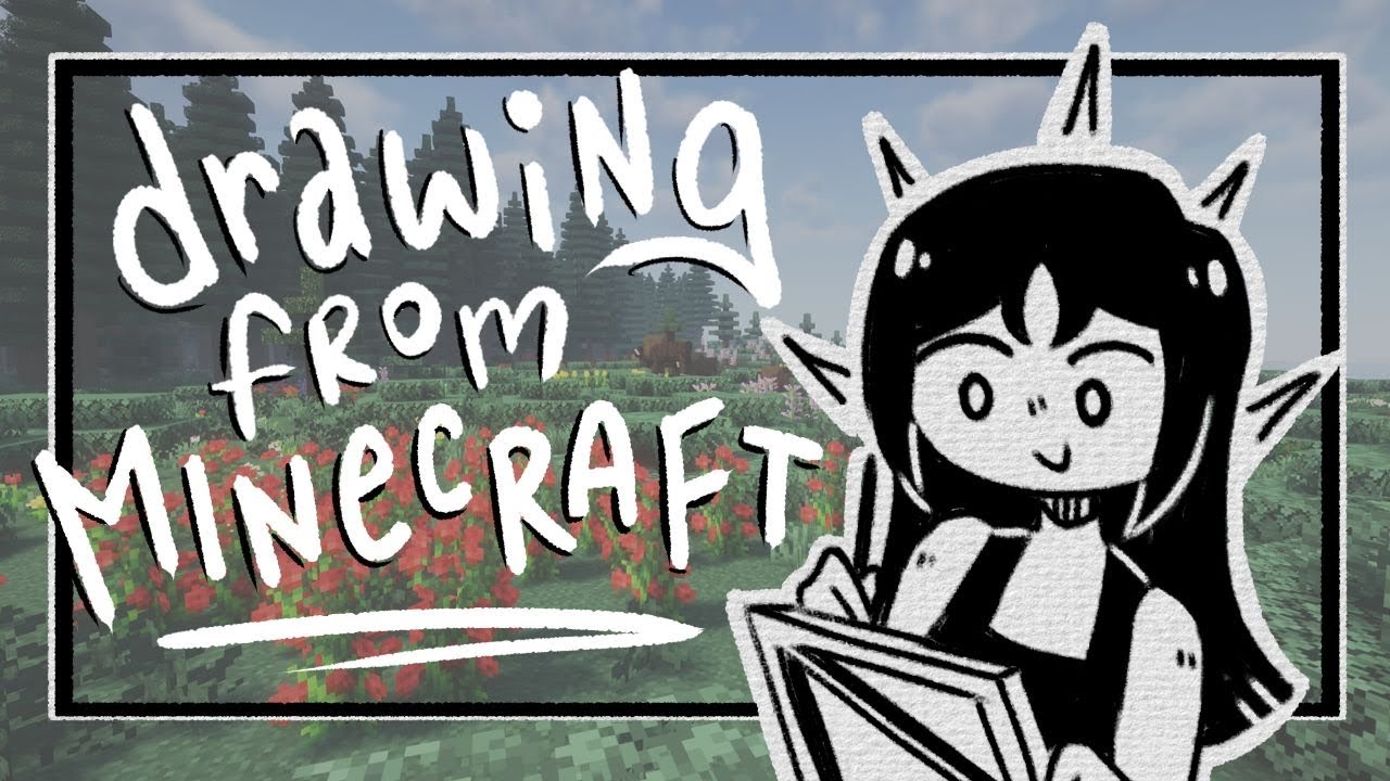 drawing from minecraft (art challenge?)