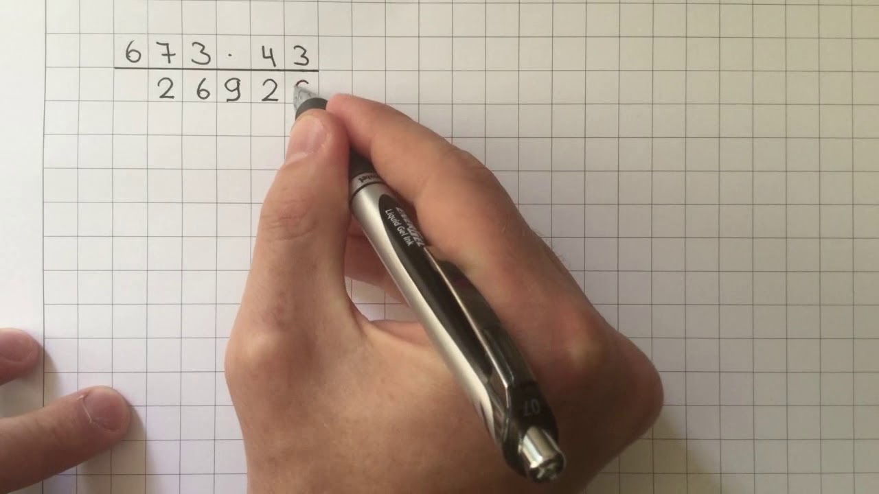 Schriftlich multiplizieren mit zweistelligen Zahlen