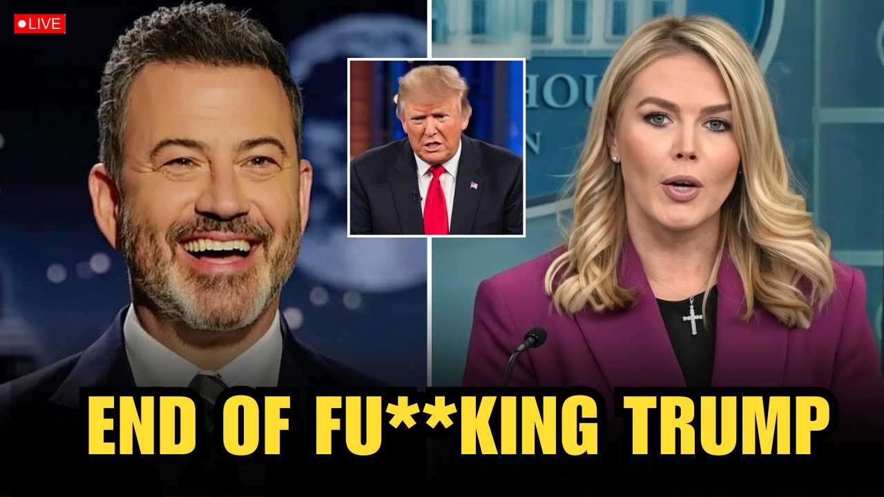 Trump LOSES IT After Jimmy Kimmel EXPOSES Karoline Leavitt&rsquo;s SHOCKING Secrets LIVE