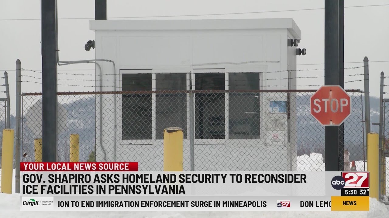 Shapiro asks Homeland Security to reconsider ICE facilities in Pennsylvania