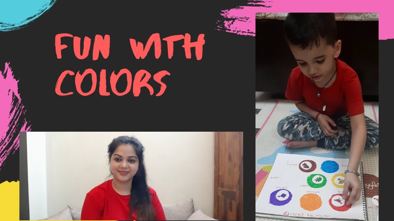 Fun with colors activities| Ideas for teaching colors | Color activities for teaching preschoolers