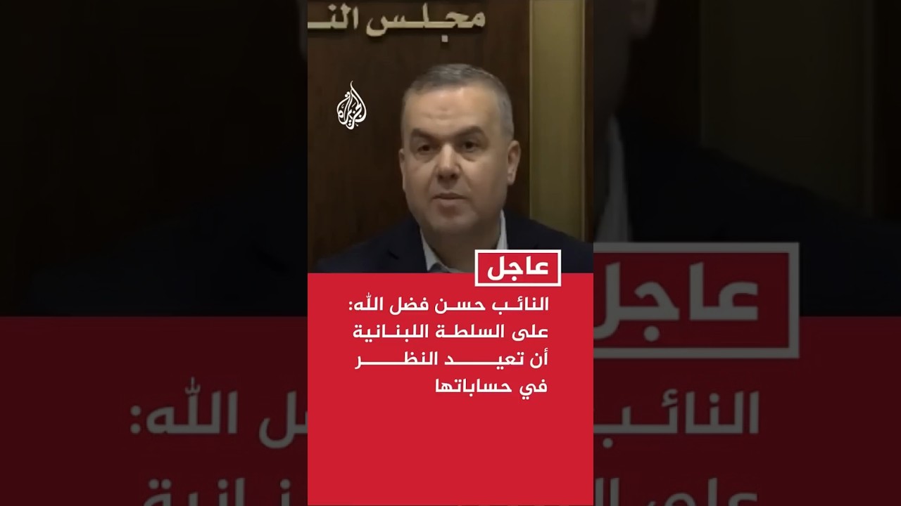 النائب حسن فضل الله: على السلطة اللبنانية أن تعيد النظر في حساباتها