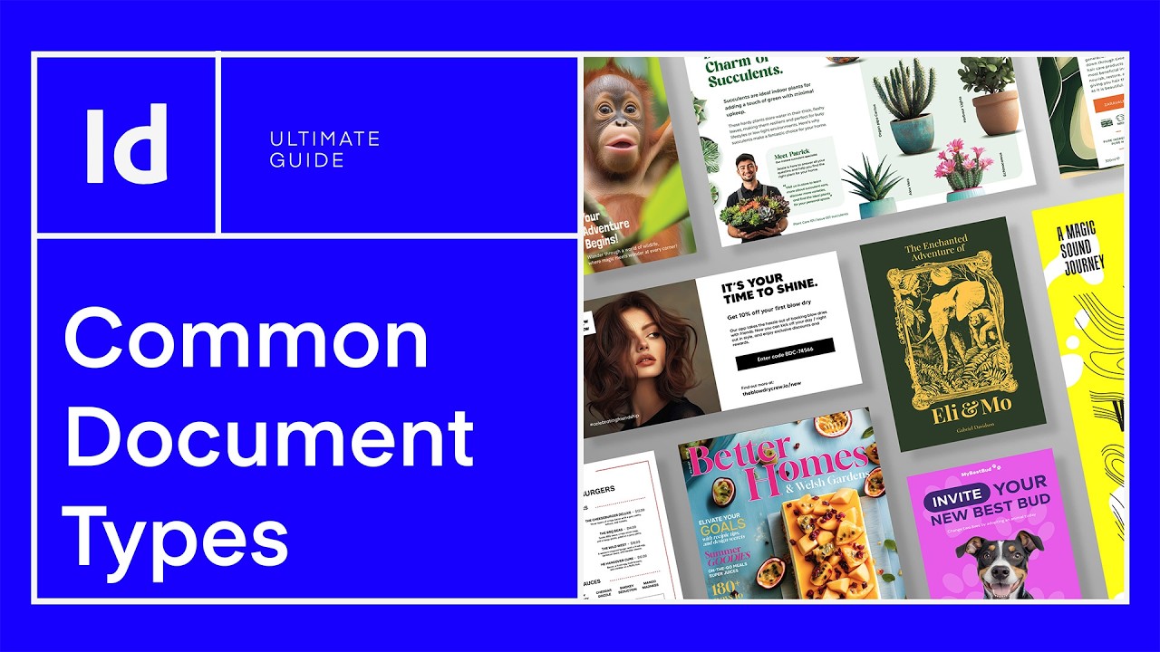 The MOST COMMON Document Types You NEED to Know In InDesign!