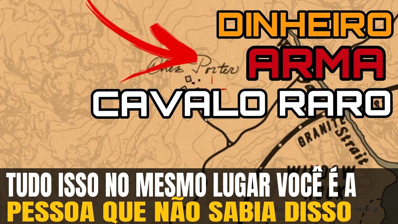 Localiza&ccedil;&atilde;o |Dinheiro |Arma |Cavalo raro| Red dead redemption 2
