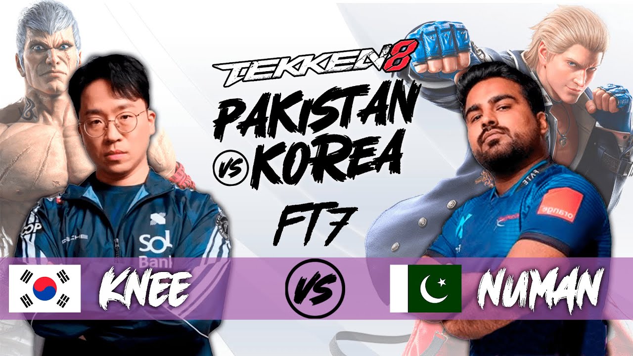 Knee (Bryan) vs Numan Ch (Steve) ➤ The Battle Continues - PAKISTAN vs KOREA - FT7