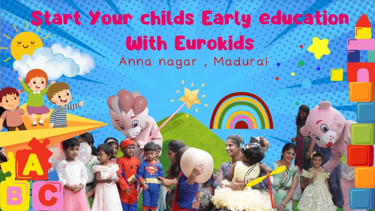 Best Pre-school in India - Eurokids - Madurai. #kalvipayanam #eurokids #schooltour
