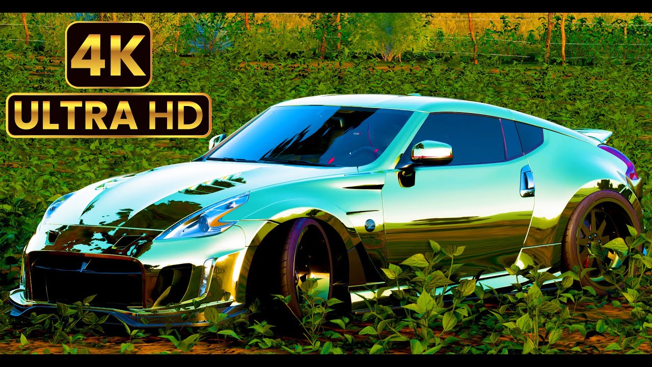 NISSAN 370 Z | FORZA HORIZON 5 GAMEPLAY 4K | RTX 4090 | STEERING WHEEL MOZA R21