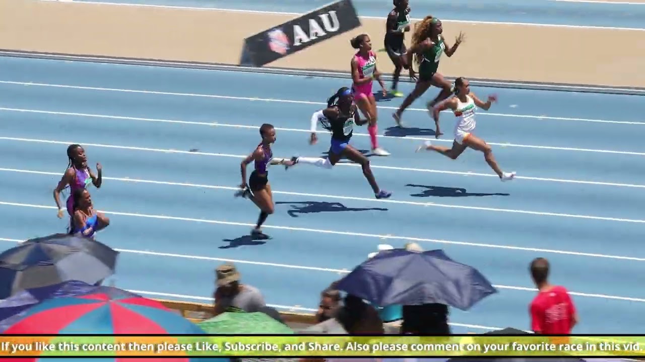 2024 AAU Junior Olympics Age 15 18 100m Semi Finals