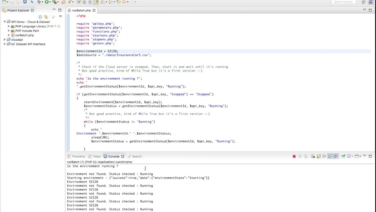 MicroStrategy APIs - Cloud & Push Dataset