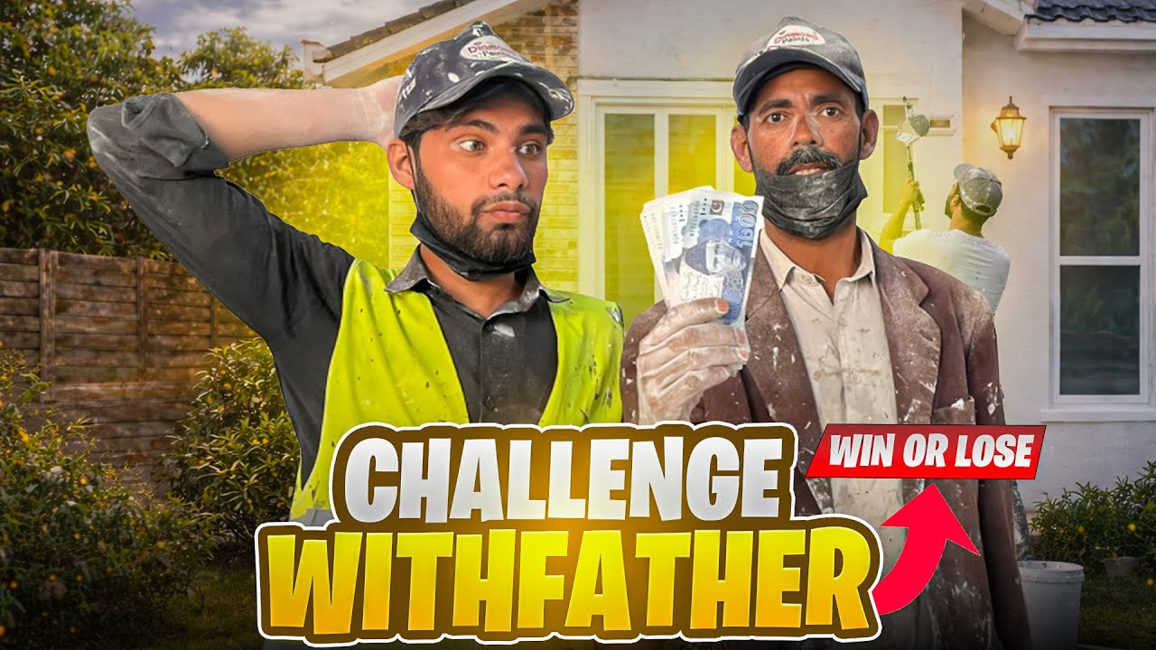 Abu Ke Sath 1 Hour Paint Challenge | RS 10,000 Jeetna Mushkil! |Ali painter Scoud