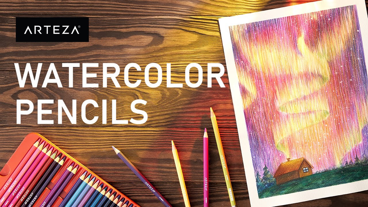 How to Use Watercolor Pencils - 8 Easy Techniques - BEGINNER