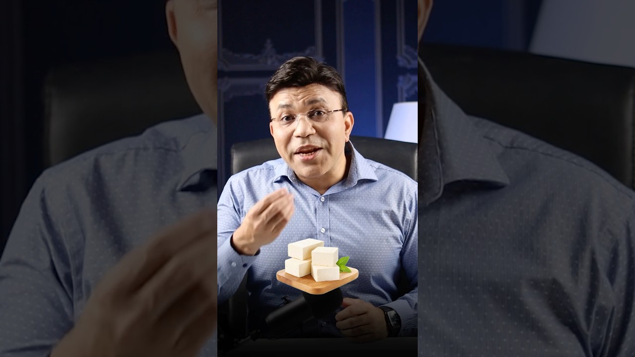 Paneer daily khana kharab? ❌ Myth hai! 💪Protein + Calcium = Strong Muscles & Bones 🏋️&zwj;♂️🦴#paneer