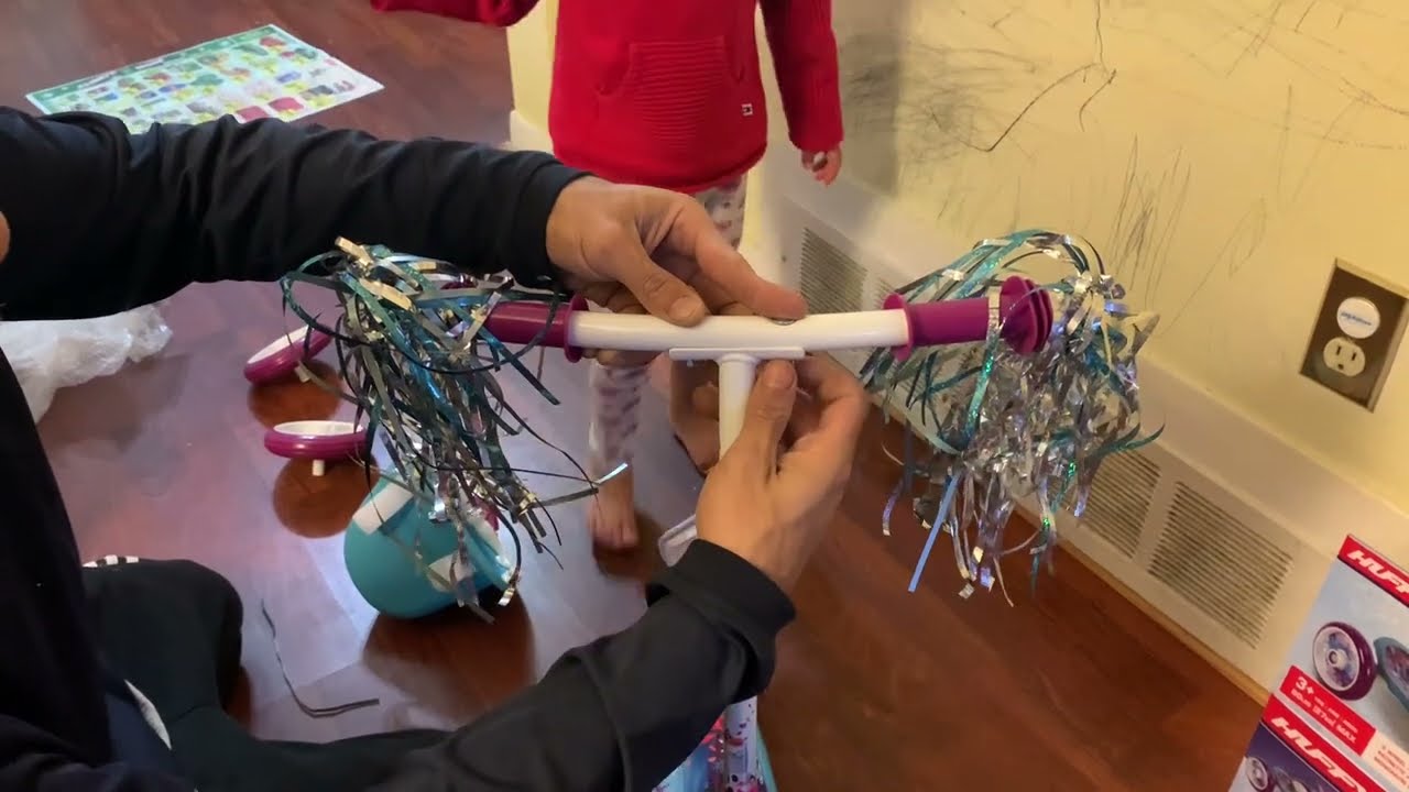 How to assemble Huffy Disney Frozen 2  toddler Scooter | UnBOXing | cooking advanture n fun