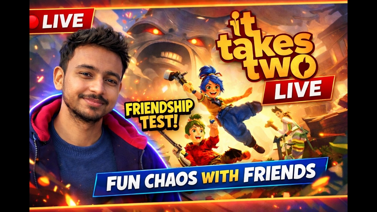 It Takes Two LIVE With Friends! Chaos & Funny Moments 😂 Part 3 - Mr INC Gaming