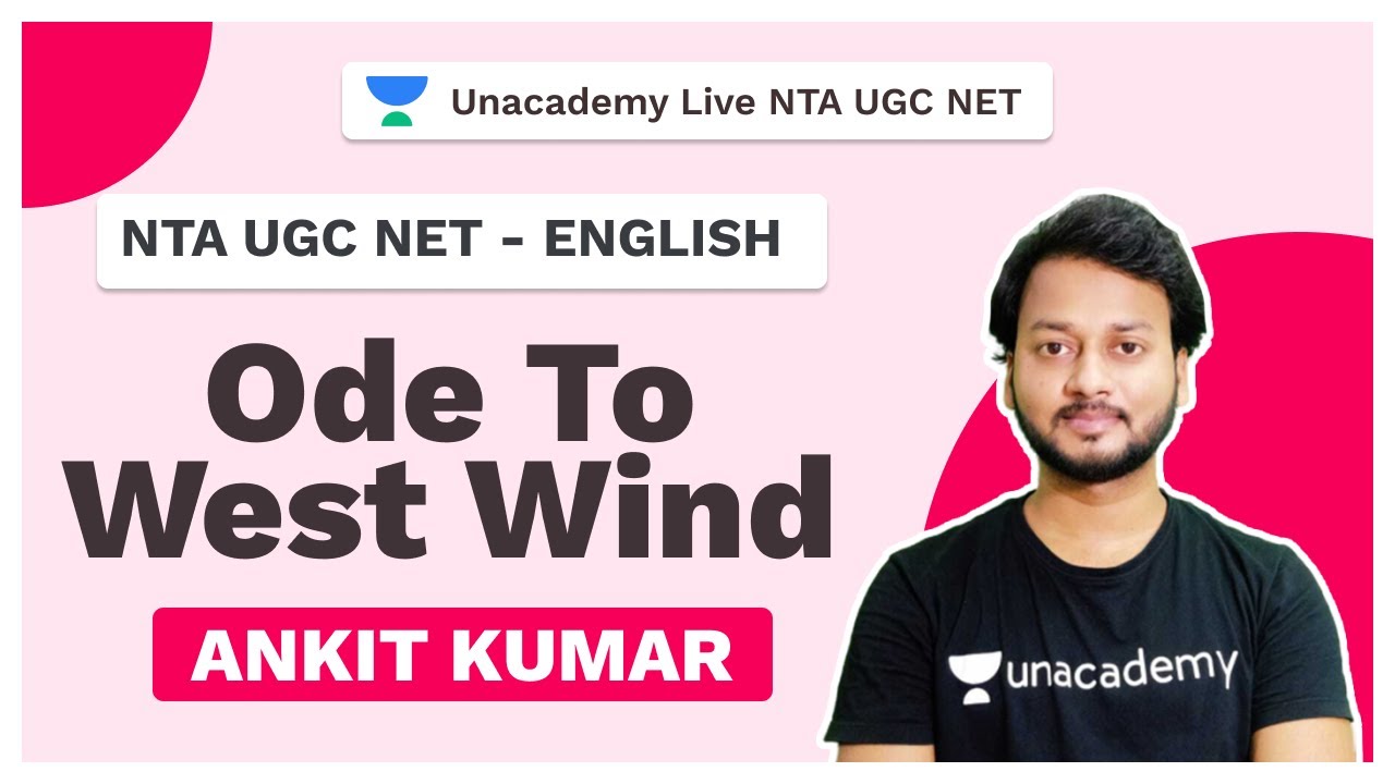 NTA UGC NET | Ode to West Wind | English Literature| Unacademy Live