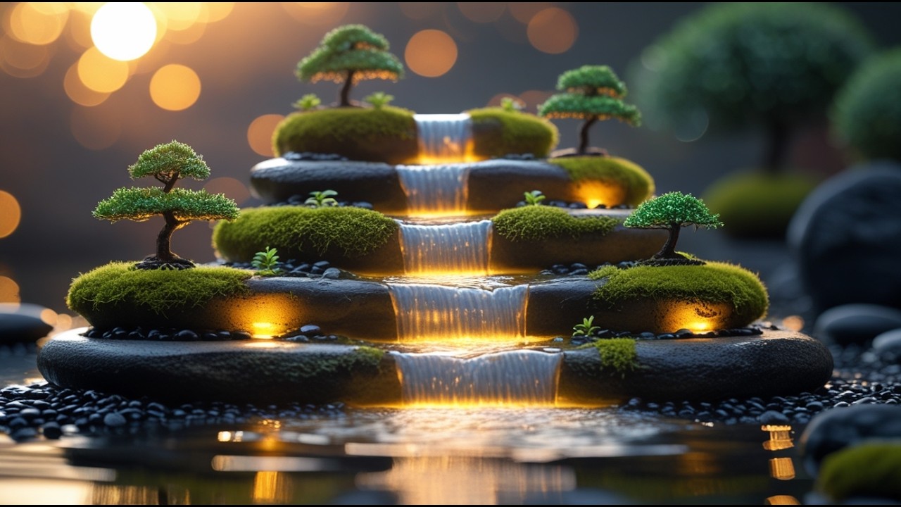 Fall Into Deep Sleep • Water Sounds - Healing of Stress • Relieve depression.