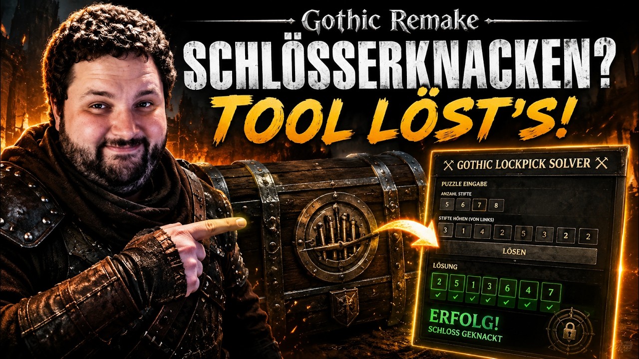 Lockpicking too difficult? This tool opens every lock | Gothic Remake