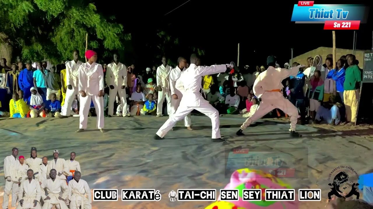 Videos complete de la démonstration karaté tai chi de mbour
