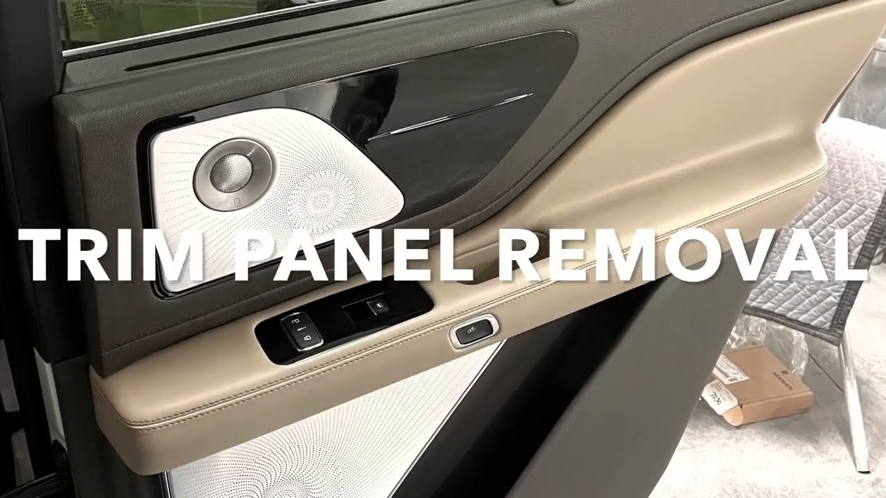 2020 Lincoln Aviator Rear Door Trim Panel & Door Handle Removal