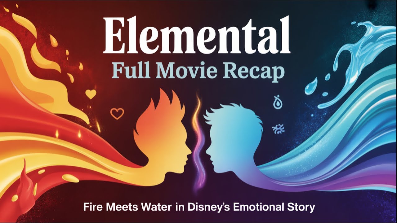 Elemental Pixar – Full Movie Recap   Fire Meets Water in Disney’s Emotional Story