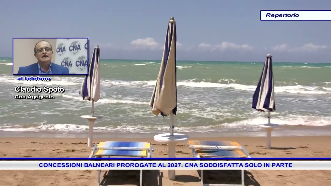 CONCESSIONI BALNEARI PROROGATE AL 2027  CNA SODDISFATTA SOLO IN PARTE