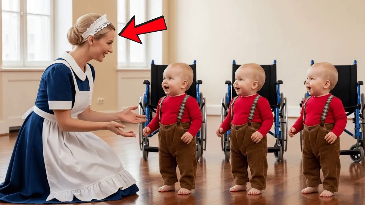 Die Kamera Filmte Das Kindermädchen Mit Den Gelähmten Drillingen. Der Vater Glaubte Nicht Was Er Sah