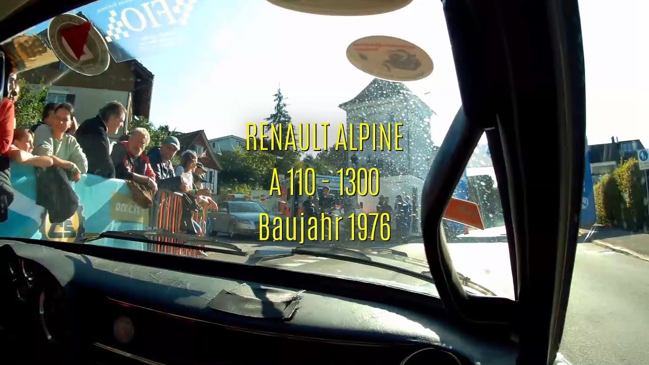 Steckborn 2023 - Bergrennen, Alpine A 110, Innenkamera