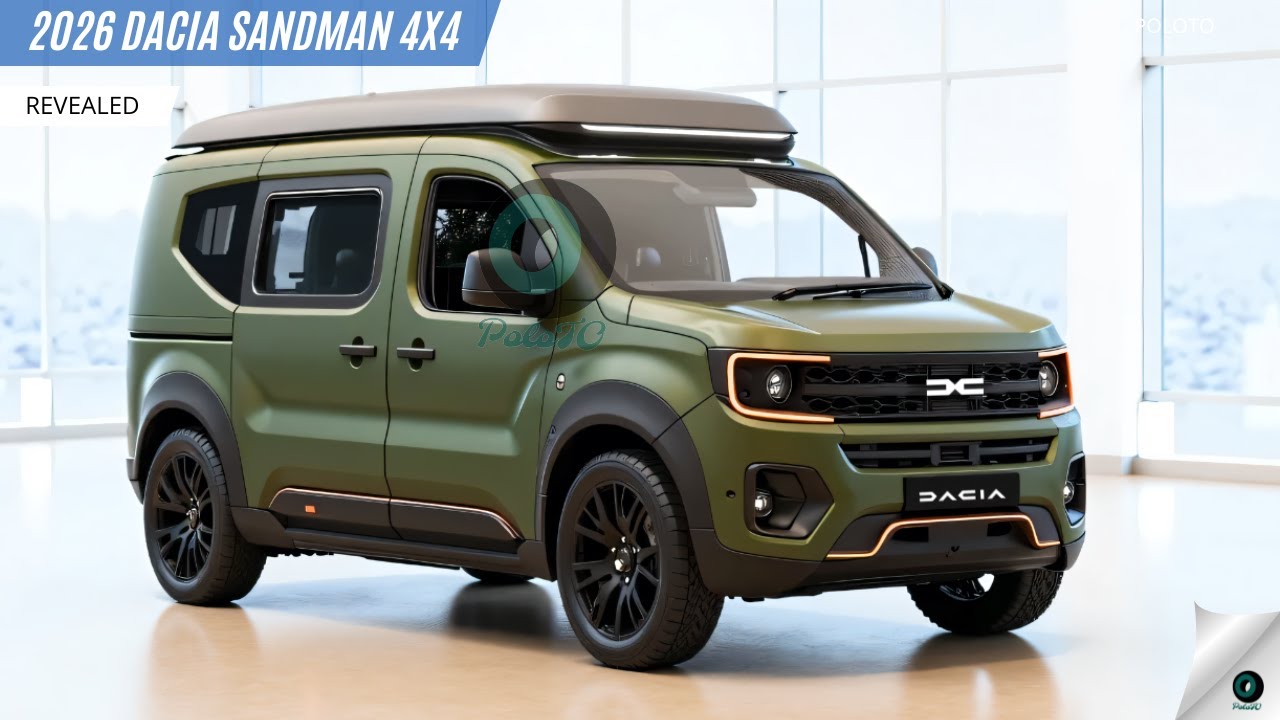 NOWOŚĆ 2026 DACIA SANDMAN 4X4 Ujawniła - pojazd przygodowy dostępny dla każdego!
