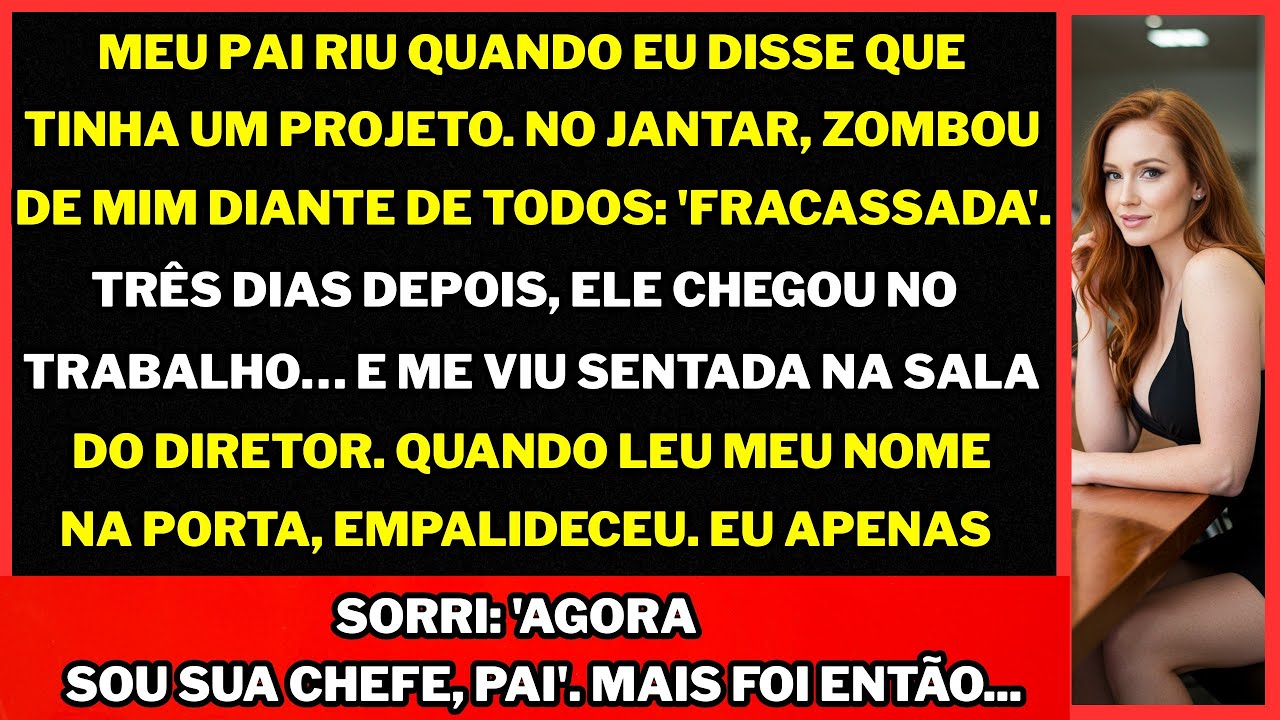 Fui chamada de fracassada no jantar. Três dias depois, anunciei que comprei a empresa do meu pai.