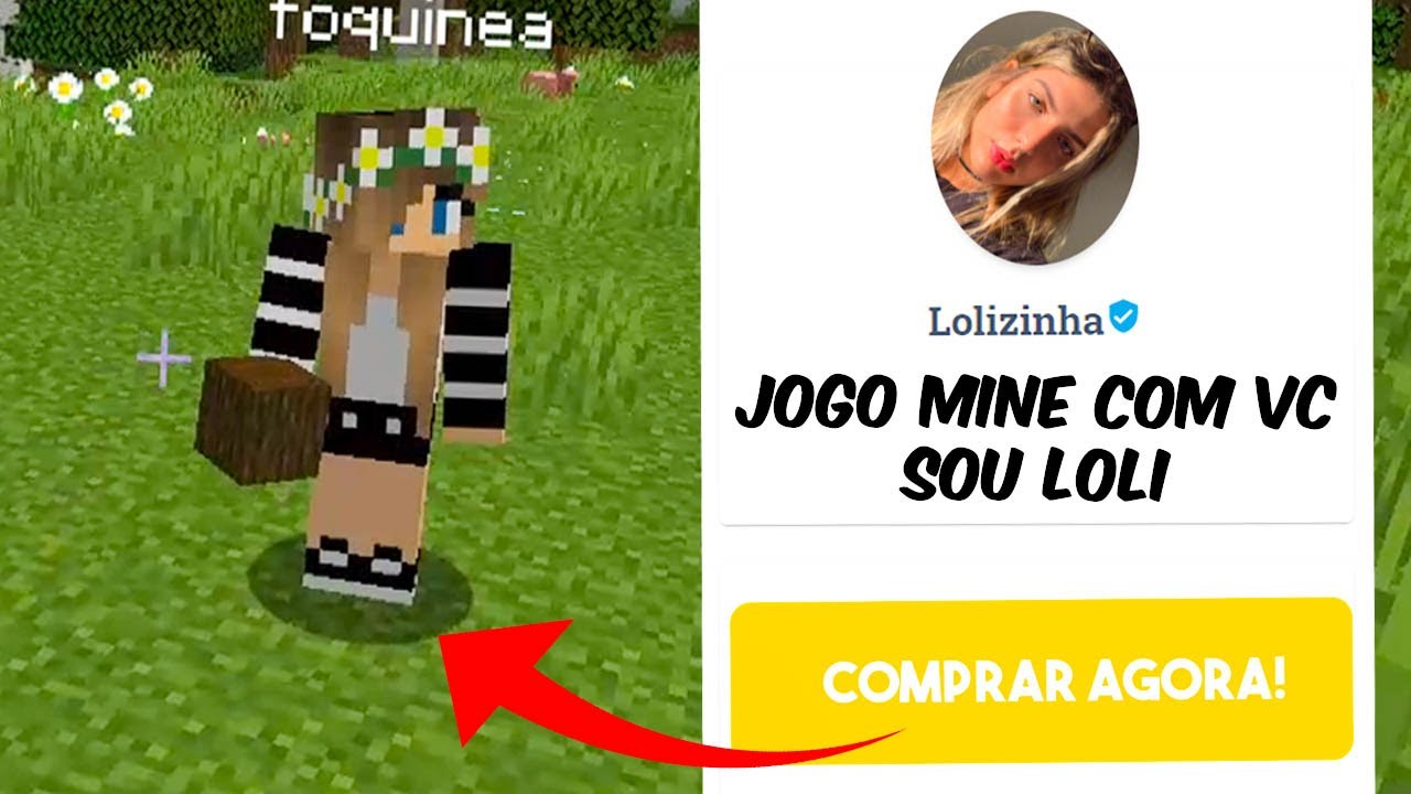 Paguei uma garota pra joga MINECRAFT comigo!!!