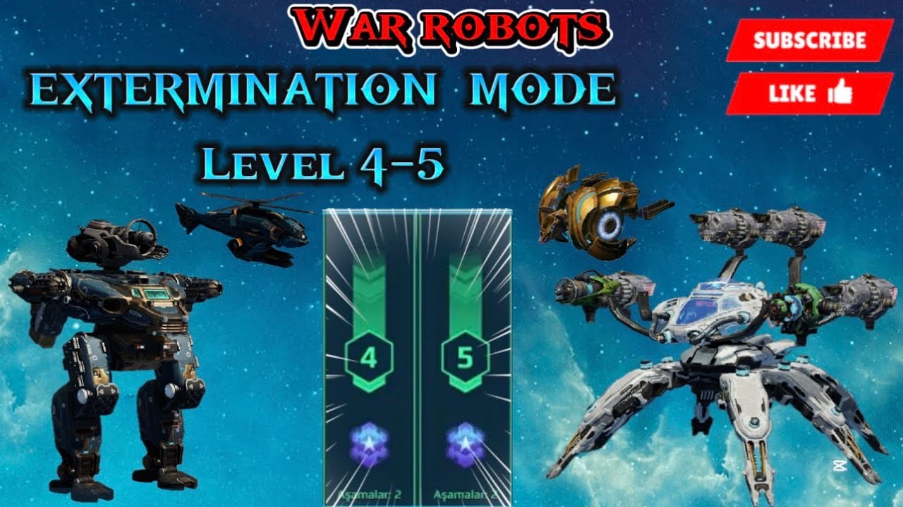 EXTERMINATION Mode 4-5 / 18 Şubat (February)War Robots #warrobots #warrobot #gaming #gameplay #games