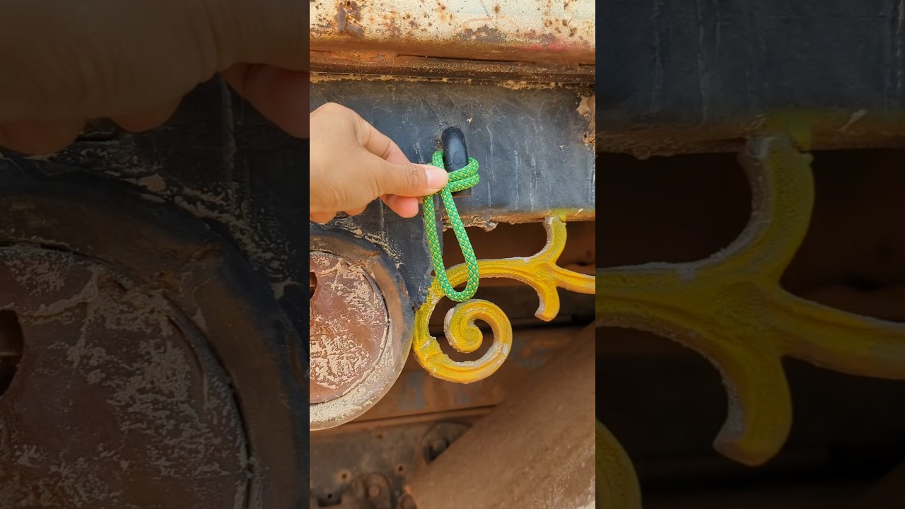 Nice Tip/ Rope Technical. #rope #knots