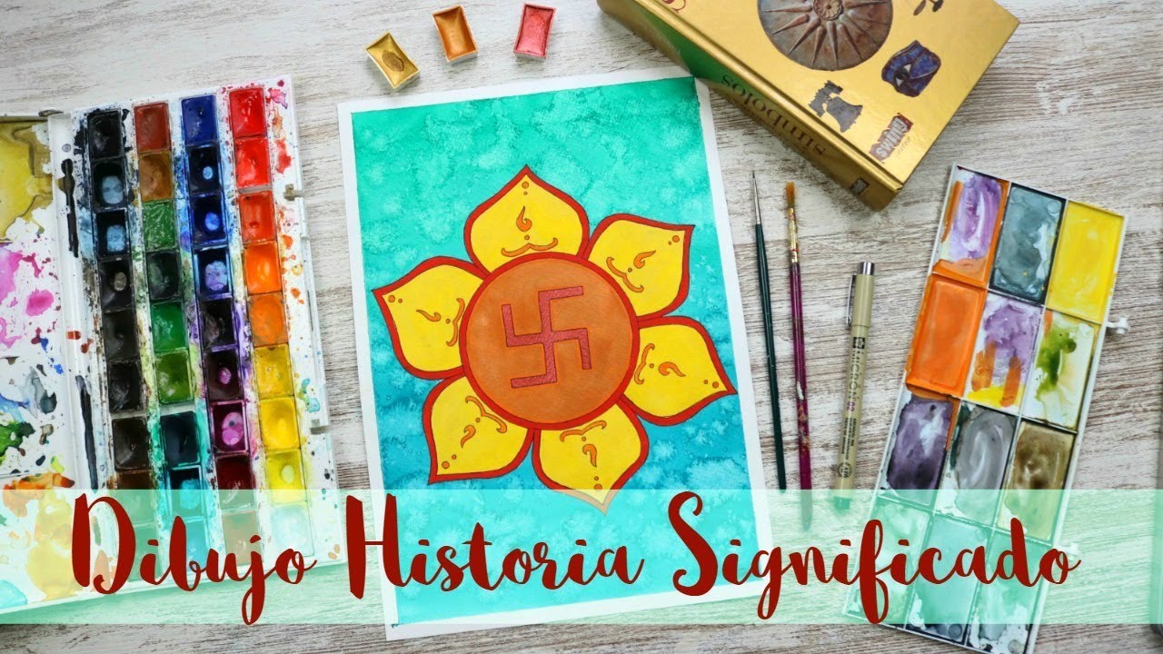 EL AUTÉNTICO SIGNIFICADO DE LA ESVÁSTICA O CRUZ GAMADA | PINTA Y DESCUBRE LOS SÍMBOLOS