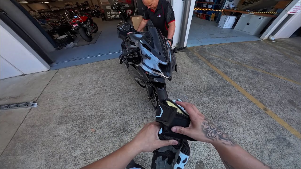 Мой Kawasaki ZX6R 2025 года настроен — первый этап тюнинга выполнен!!! 2/2
