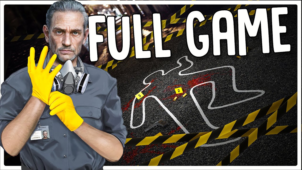 Cleaning Violent Crime Scenes for the Mob in Crime Scene Cleaner - Full  Game