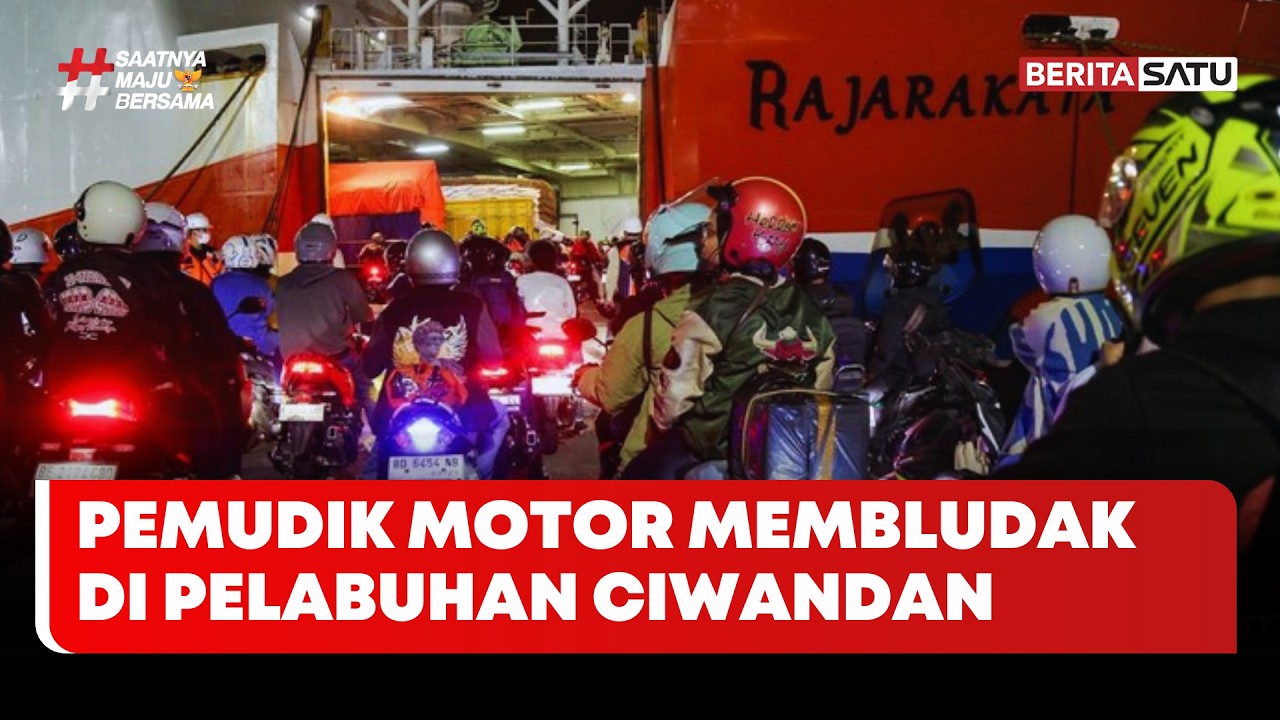 Ribuan Pemudik Motor Padati Pelabuhan Ciwandan Menuju Lampung #beritasatu