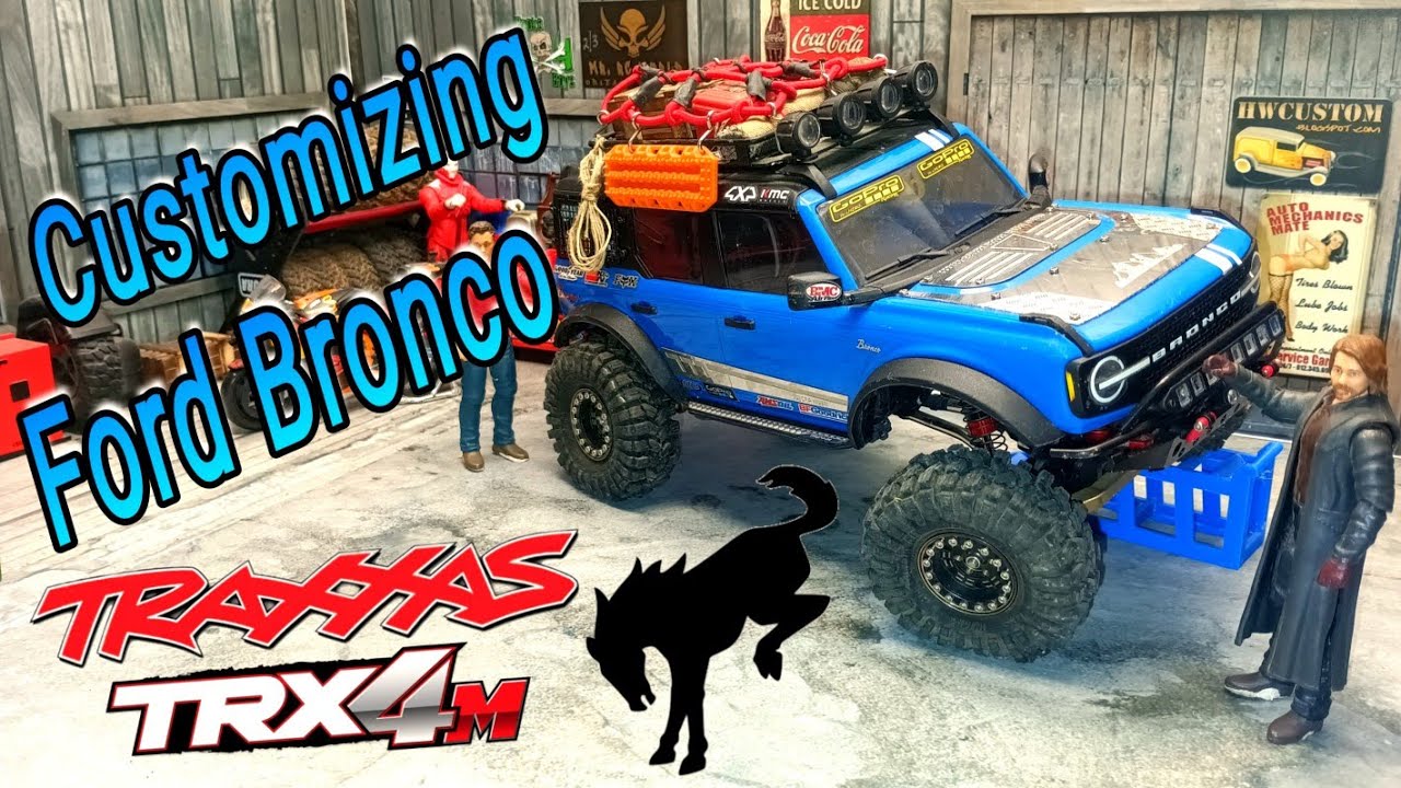 Customizing Traxxas Trx4M Ford Bronco  ￼#djcrawler #trx4mbronco #traxxastrx4m