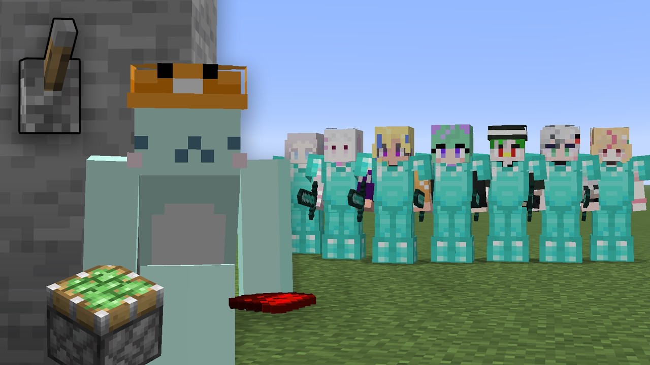 【マイクラ】しろくる vs サーバー全員【#V鯖ハードコア】